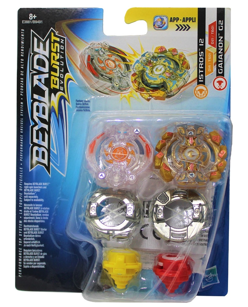 Hasbro Beyblade Burst Kreisel 2er Dual Pack Istros I2 Gaianon G2